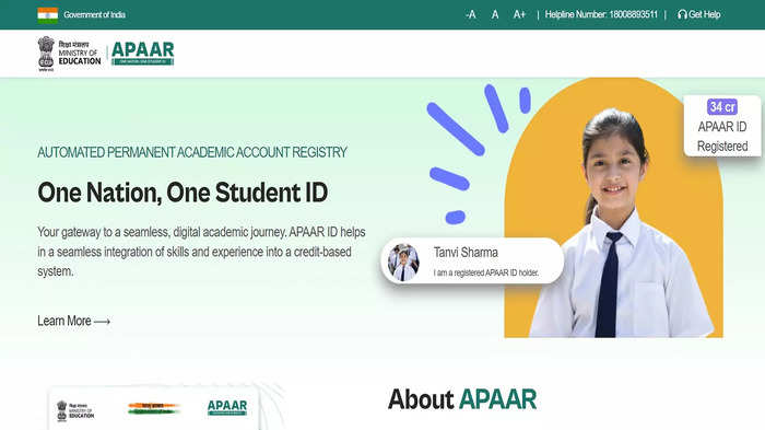 APAAR Card